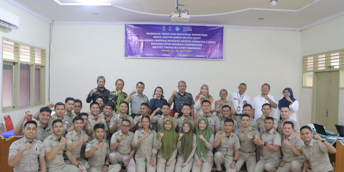 ITSI Fasilitasi Sertifikasi Kompetensi Mahasiswa Budidaya Perkebunan