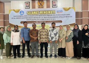 Monitoring dan Evaluasi Pendanaan Program Penelitian dan Pengabdian Kepada Masyarakat T.A 2024 PTS di Lingkungan LLDIKTI-I