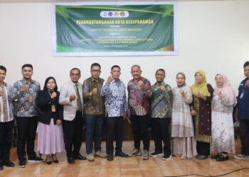 Penandatanganan Memorandum of Understanding (MoU) antara Institut Teknologi Sawit Indonesia dengan 3 PTS Sumatera Utara secara Serentak